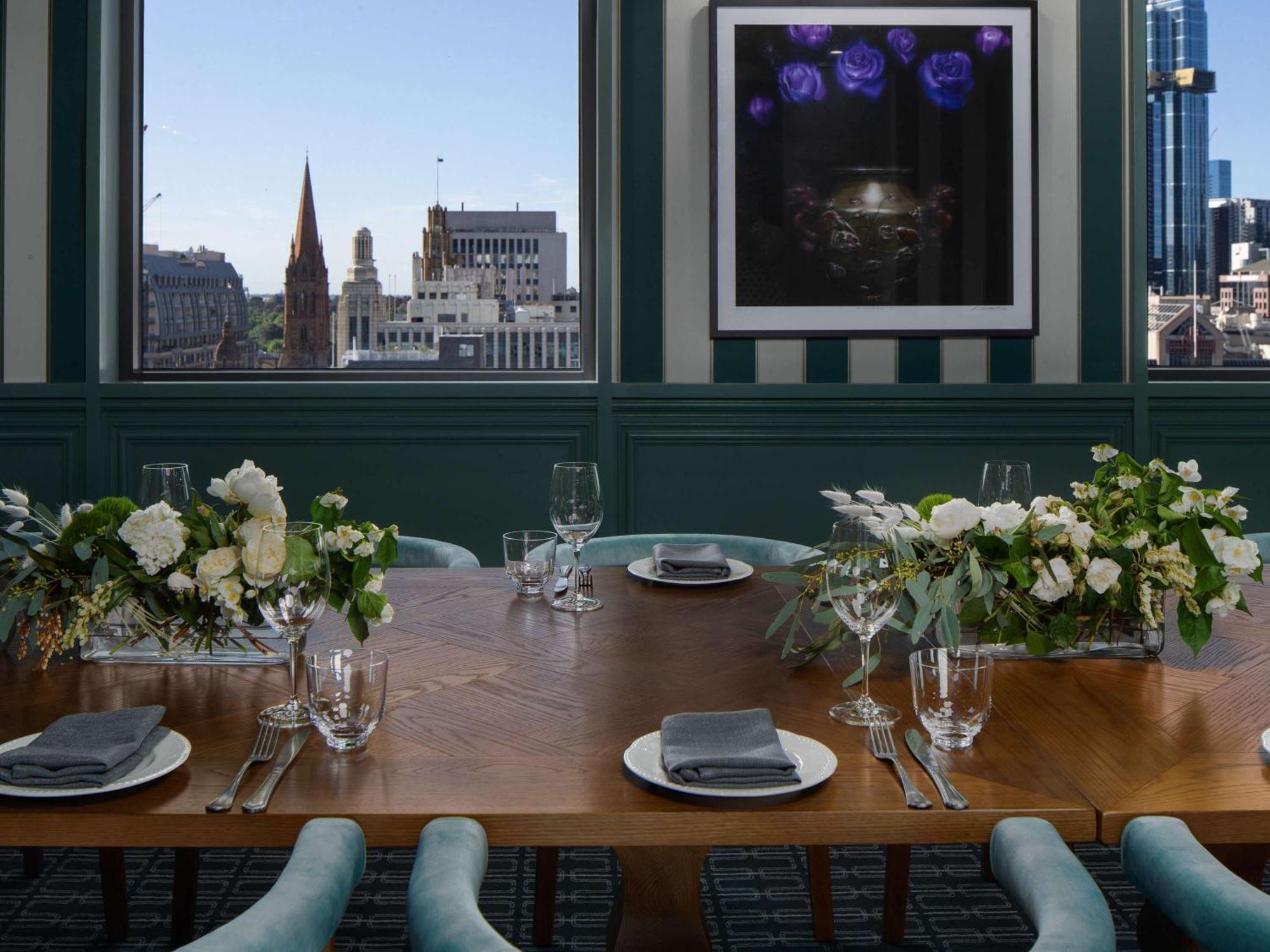 Pullman Melbourne City Centre Eksteriør billede The Club's private dining room